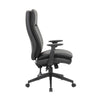 Executive Office Chair | Black Soft Vinyl | Nylon Base | 3 Paddle Tilt BM340784