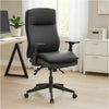 Executive Office Chair | Black Soft Vinyl | Nylon Base | 3 Paddle Tilt BM340784