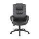 Mala Executive High Back Chair | Black Faux Leather | Lumbar Support BM340785