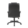 Mala Executive High Back Chair | Black Faux Leather | Lumbar Support BM340785