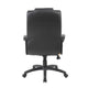 Mala Executive High Back Chair | Black Faux Leather | Lumbar Support BM340785