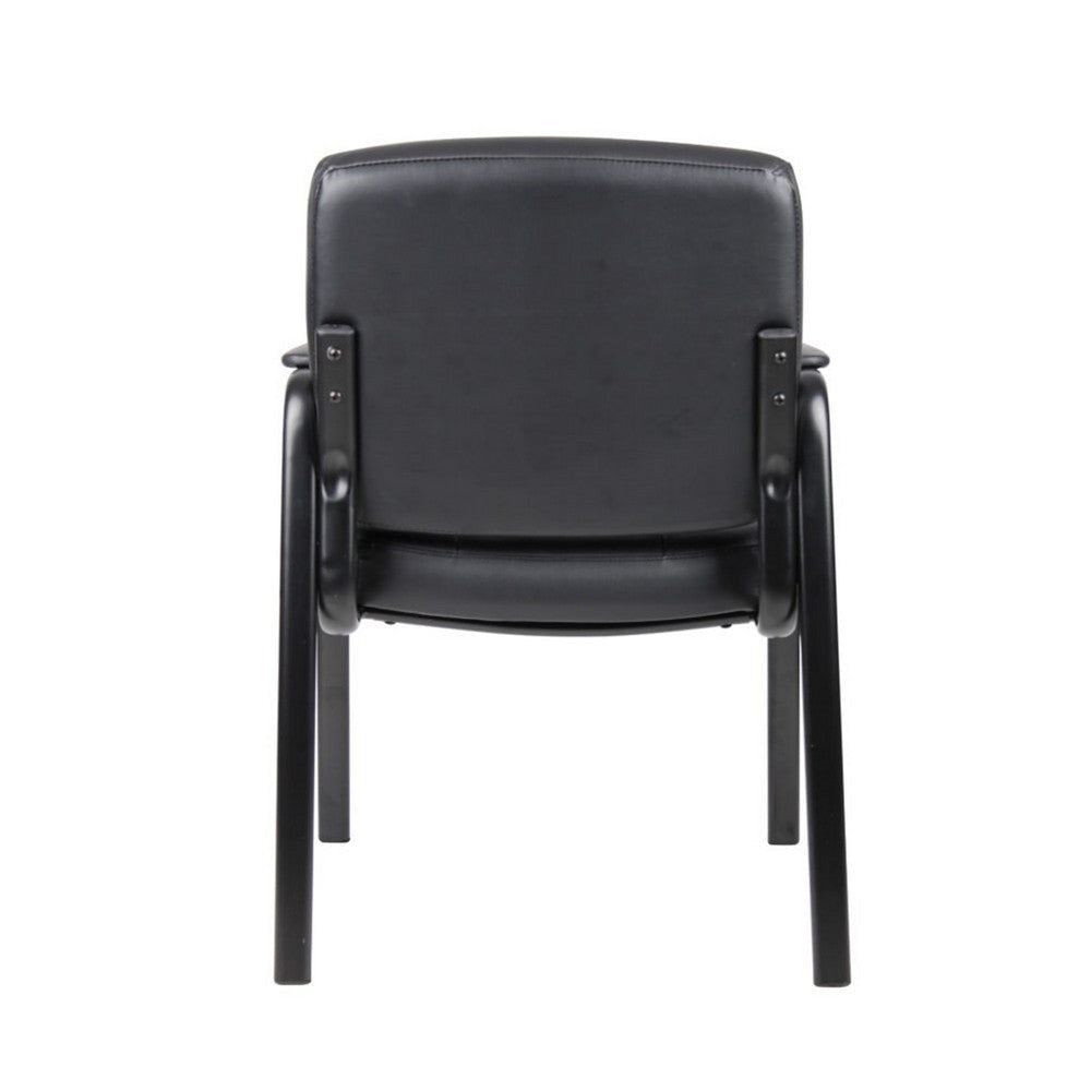 Mala Executive Mid Back Guest Chair | Faux Leather | Steel Frame BM340786