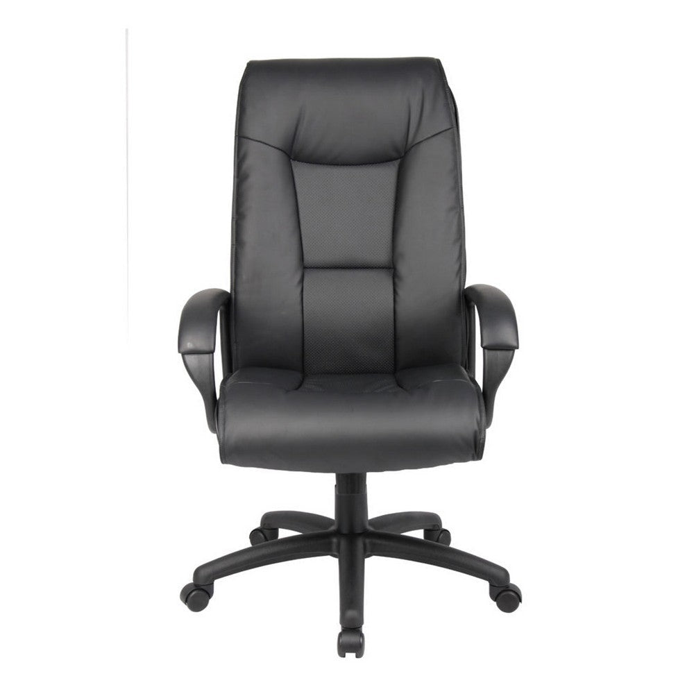 Executive Office Chair with Padded Arms | Faux Leather | Tilt Tension BM340787