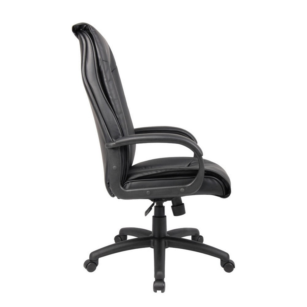 Executive Office Chair with Padded Arms | Faux Leather | Tilt Tension BM340787