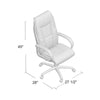 Executive Office Chair with Padded Arms | Faux Leather | Tilt Tension BM340787