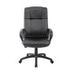 Ruia Executive High Back Office Chair | Black Soft Vinyl | Lumbar Support BM340788