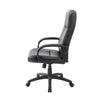 Ruia Executive High Back Office Chair | Black Soft Vinyl | Lumbar Support BM340788