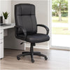 Ruia Executive High Back Office Chair | Black Soft Vinyl | Lumbar Support BM340788