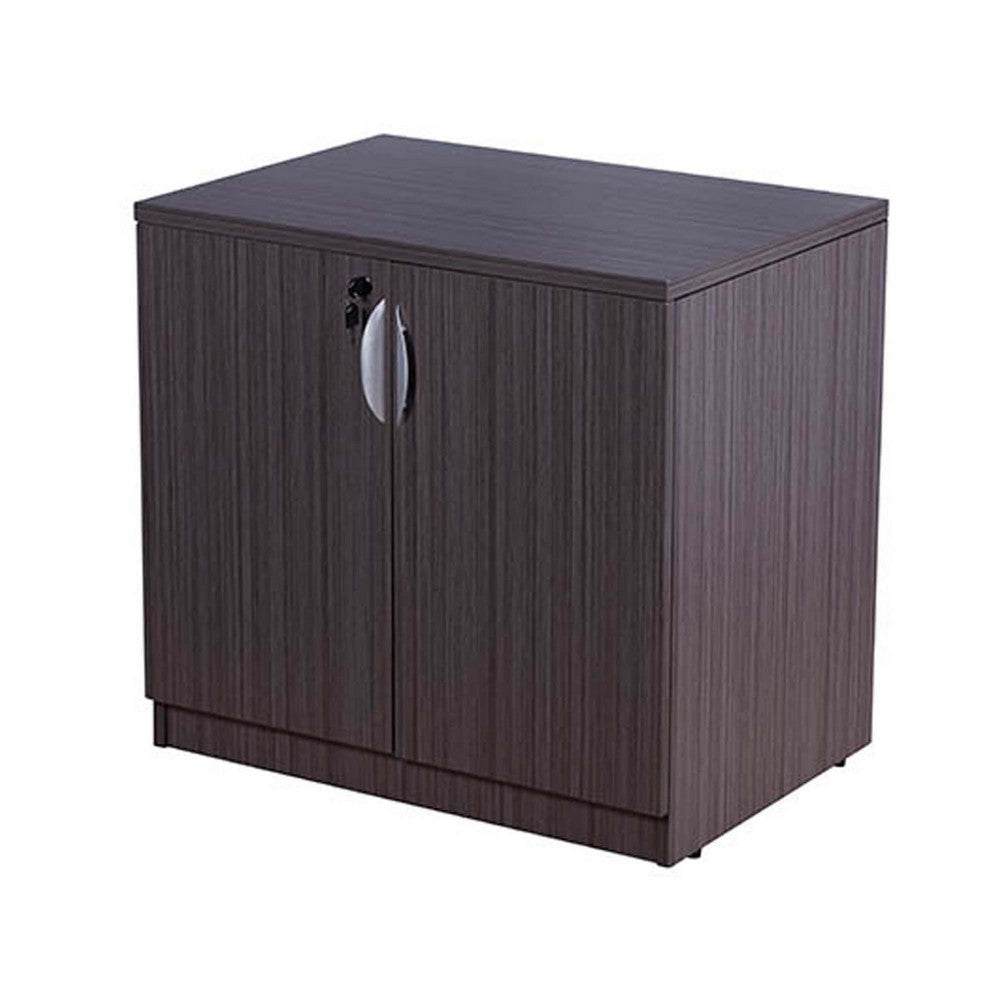 Doe Office Storage Cabinet with 2 Doors | Driftwood Gray | 31’’ Wide BM340791