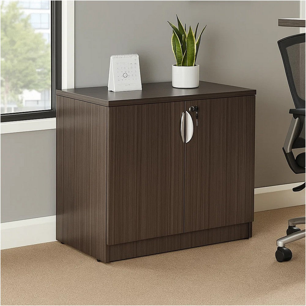 Doe Office Storage Cabinet with 2 Doors | Driftwood Gray | 31’’ Wide BM340791