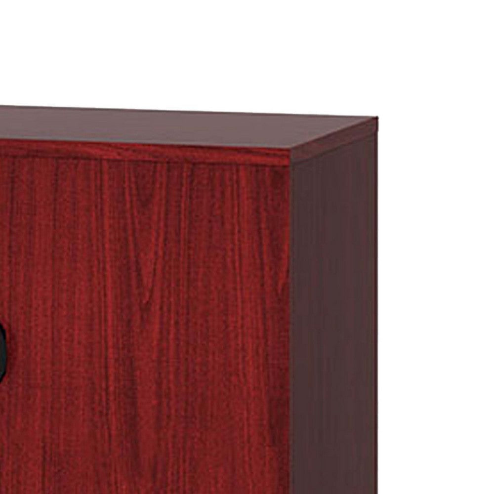 Doe Office Storage Cabinet with 2 Doors | Mahogany Red | 31’’ Wide BM340792