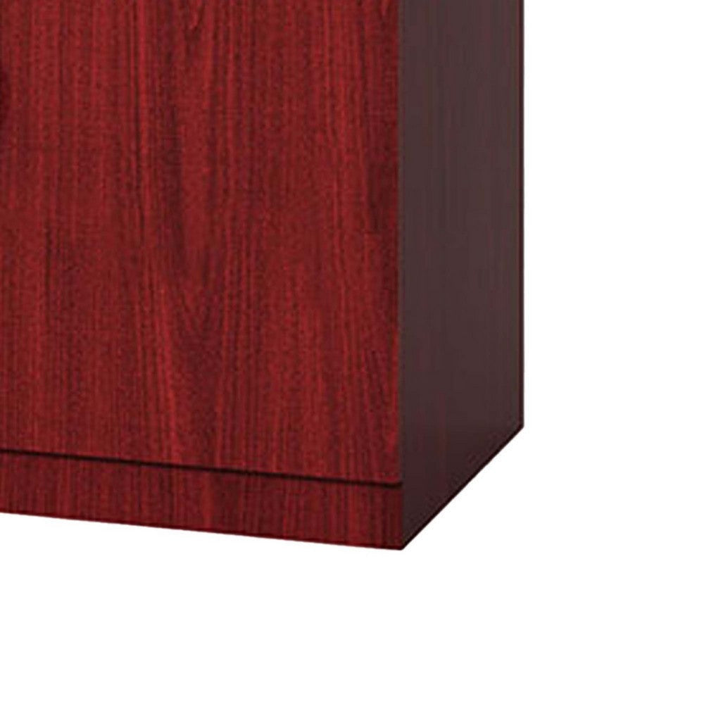 Doe Office Storage Cabinet with 2 Doors | Mahogany Red | 31’’ Wide BM340792
