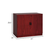 Doe Office Storage Cabinet with 2 Doors | Mahogany Red | 31’’ Wide BM340792
