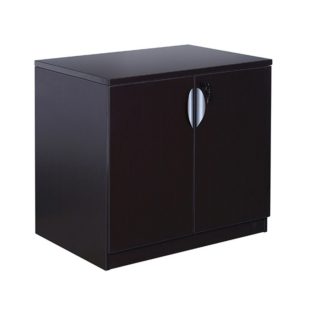 Doe Office Storage Cabinet with 2 Doors | Mocha Brown | 31’’ Wide BM340793