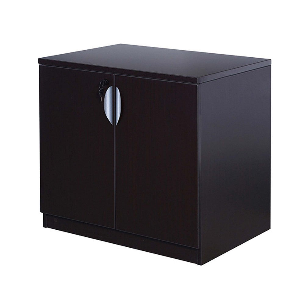 Doe Office Storage Cabinet with 2 Doors | Mocha Brown | 31’’ Wide BM340793