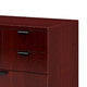 Ley 4 Drawer Lateral File Cabinet | Mahogany Red Office Storage BM340795