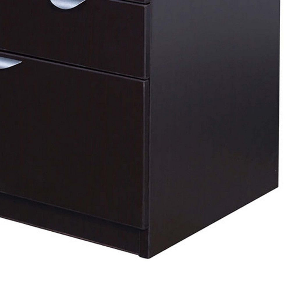 Ley 4 Drawer Lateral File Cabinet | Mocha Brown Office Storage BM340796