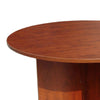 Zoa 47’’ Round Office Meeting Table with Cross Base | Driftwood Brown BM340797