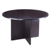 Zoa 47’’ Round Office Meeting Table with Cross Base | Mocha Brown BM340799