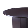 Zoa 47’’ Round Office Meeting Table with Cross Base | Mocha Brown BM340799