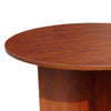 Zoa 42’’ Round Office Meeting Table with Cross Base | Driftwood Brown BM340800