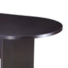 Mike 95’’ Oval Conference Table with Panel Legs | Mocha Brown BM340807