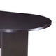Mike 95’’ Oval Conference Table with Panel Legs | Mocha Brown BM340807