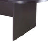 Mike 95’’ Oval Conference Table with Panel Legs | Mocha Brown BM340807