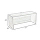 Jeny 71’’ Office Credenza Shell with Modesty Panel | Driftwood Gray BM340808