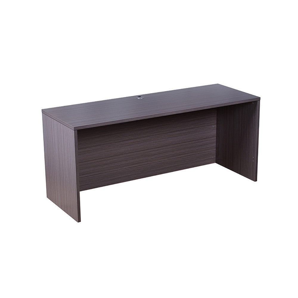Jeny 71’’ Office Credenza Shell with Modesty Panel | Mocha Brown BM340810