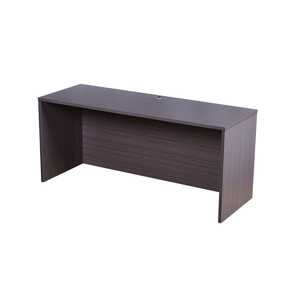Jeny 71’’ Office Credenza Shell with Modesty Panel | Mocha Brown BM340810