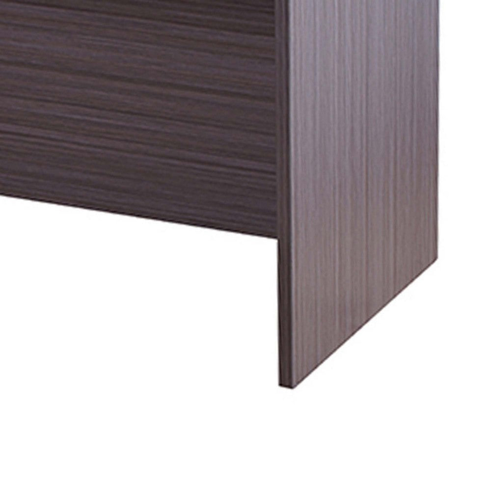Jeny 71’’ Office Credenza Shell with Modesty Panel | Mocha Brown BM340810