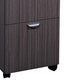 Kery 2 Drawer Mobile Pedestal File Cabinet with Lock | Driftwood Gray BM340811