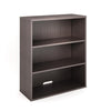 Mery 31’’ Wide 3 Shelf Hutch Bookcase | Wire Hole | Driftwood Smoke Gray BM340813