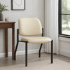 Lea Big & Tall XL Reception Chair | Beige Antimicrobial Vinyl | 400 lbs BM340817