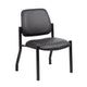Lea Reception Guest Chair | Antimicrobial Vinyl Seat & Back | Black BM340818