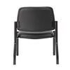 Lea Big & Tall XL Reception Chair | Black Antimicrobial Vinyl | 400 lbs BM340819