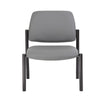 Lea Big & Tall XL Reception Chair | Gray Antimicrobial Vinyl | 400 lbs BM340821