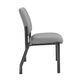 Lea Big & Tall XL Reception Chair | Gray Antimicrobial Vinyl | 400 lbs BM340821