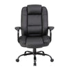 Liv Rolling Oversized Swivel Chair | Black Faux Leather | 400lbs BM340826