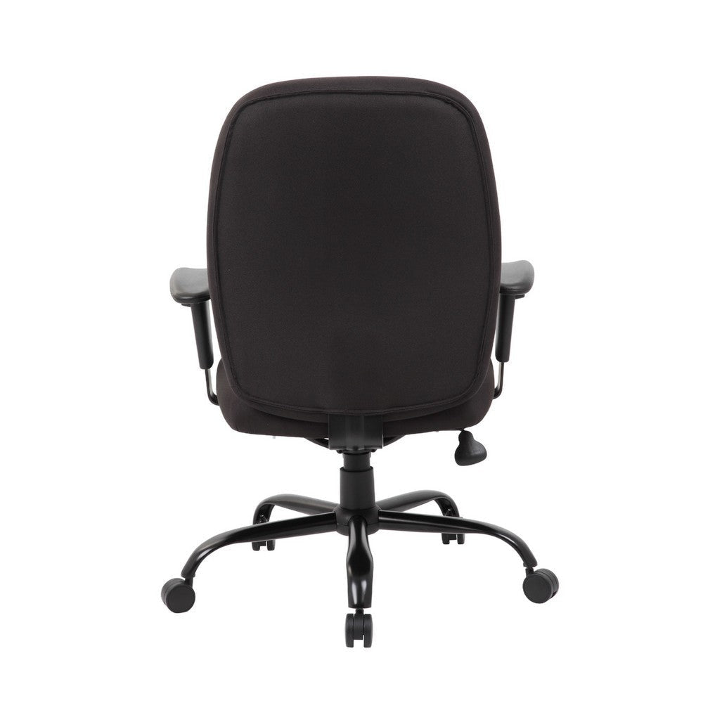 Piny Rolling Oversized Swivel Chair | Adjustable | Black | 400lbs BM340827