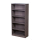 Vin 5 Shelf Bookcase | 65’’ Tall | Driftwood Smoke Gray Melamine BM340828