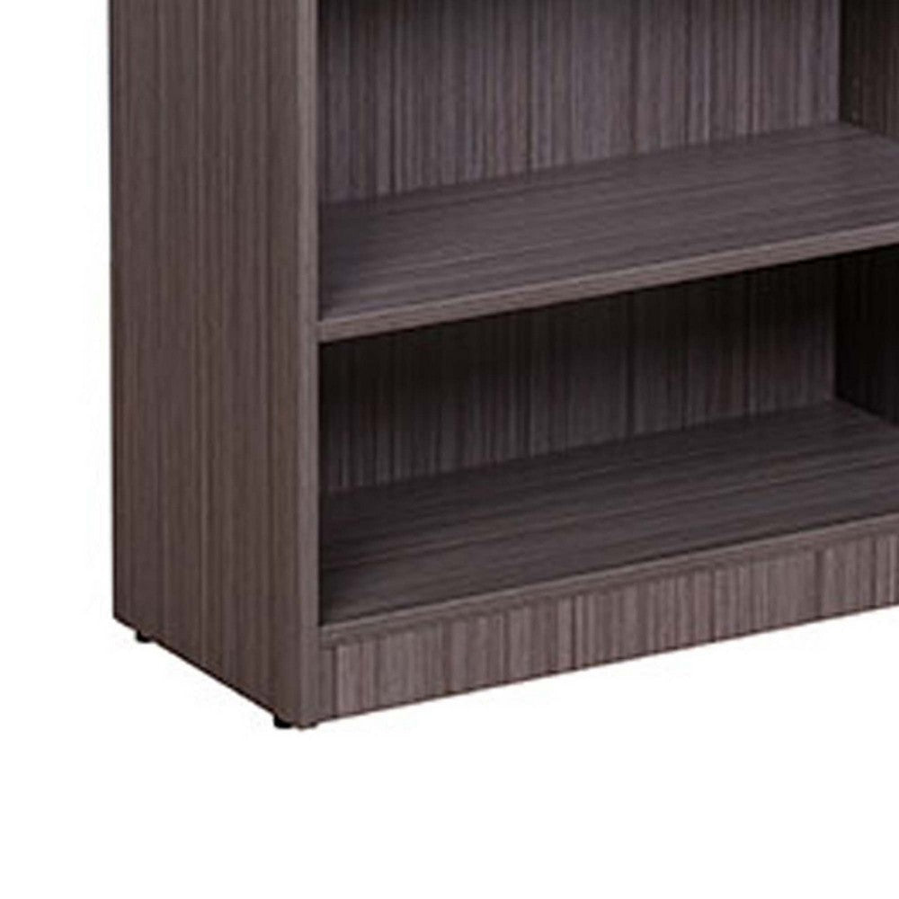 Vin 5 Shelf Bookcase | 65’’ Tall | Driftwood Smoke Gray Melamine BM340828