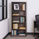 Vin 5 Shelf Bookcase | 65’’ Tall | Driftwood Smoke Gray Melamine BM340828