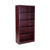 Vin 5 Shelf Bookcase | 65’’ Tall | Mahogany Red Wood Fused Melamine BM340829