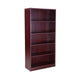 Vin 5 Shelf Bookcase | 65’’ Tall | Mahogany Red Wood Fused Melamine BM340829
