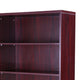 Vin 5 Shelf Bookcase | 65’’ Tall | Mahogany Red Wood Fused Melamine BM340829