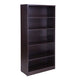 Vin 5 Shelf Bookcase | 65’’ Tall | Mocha Brown Wood Fused Melamine BM340830