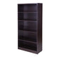 Vin 5 Shelf Bookcase | 65’’ Tall | Mocha Brown Wood Fused Melamine BM340830