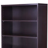 Vin 5 Shelf Bookcase | 65’’ Tall | Mocha Brown Wood Fused Melamine BM340830